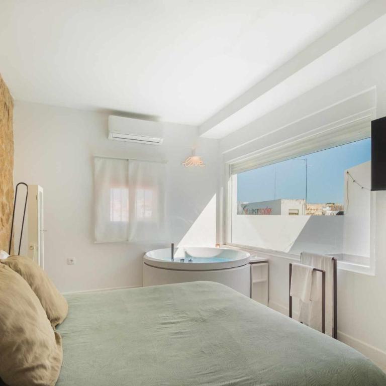 Jacuzzi Amanecer de Plata Decoración Romántica - Apartamento de 1 dormitorio - 3