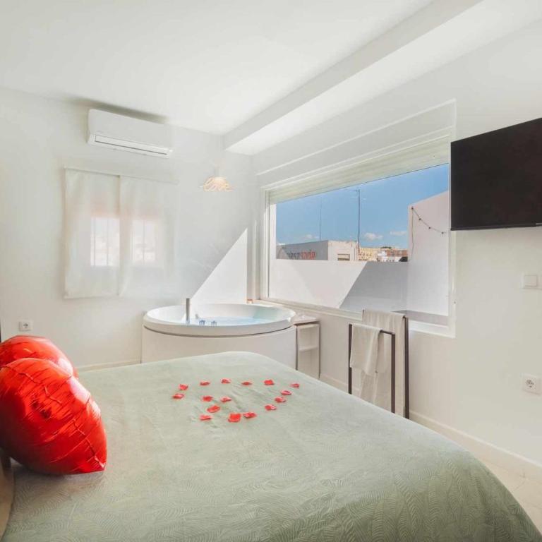 Jacuzzi Amanecer de Plata Decoración Romántica - Apartamento de 1 dormitorio - 1