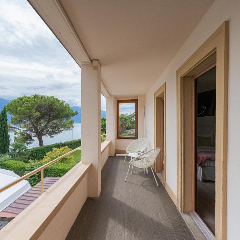 La Villa - Signature Junior Suite mit Balkon und Seeblick - 13