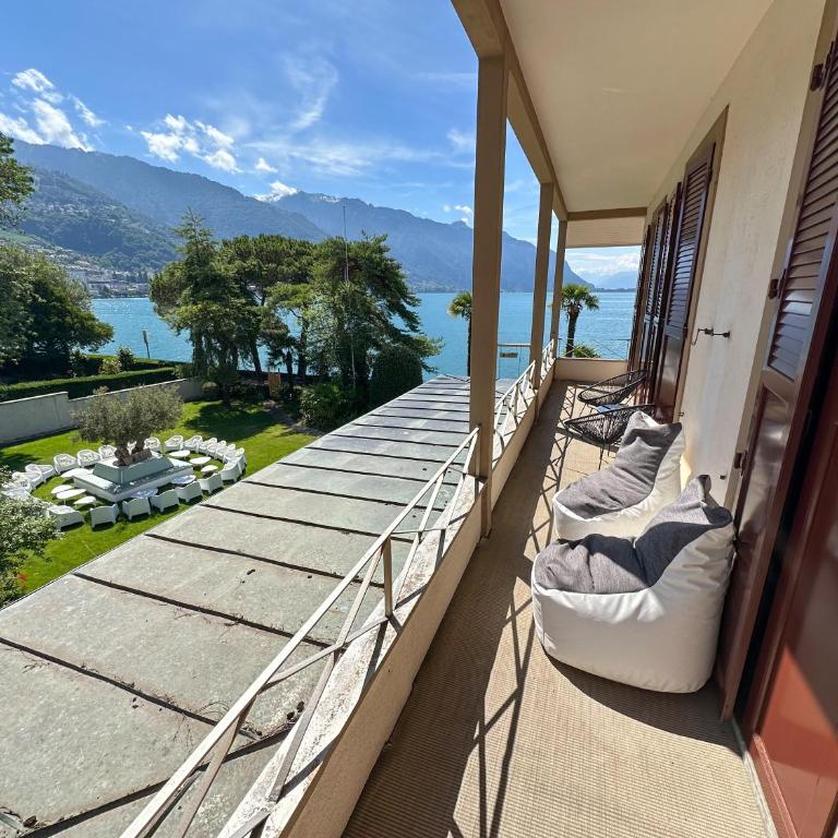 La Villa - Junior Suite mit Balkon, See- und Bergblick - 11