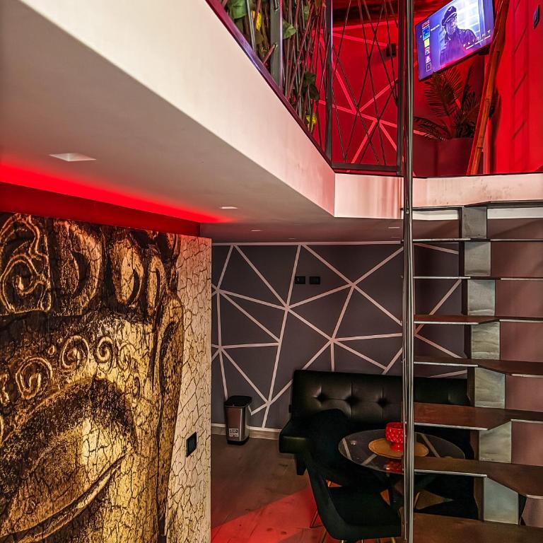 Rouge Romantic Jacuzzi Suite Palermo Centro - Suite con Vasca Idromassaggio - 9