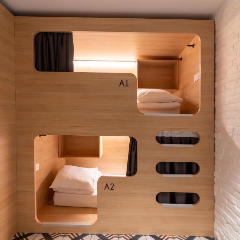 CALM Appart' & Hostel - Lit dans Dortoir pour Femmes de 6 Lits - 10