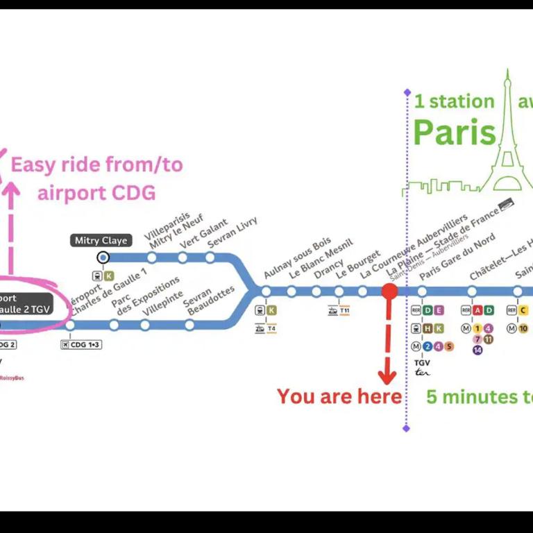 F2 50m2 Paris Gare du nord - Stade de France - Parking - Apartment - 12