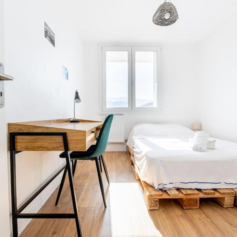 4 personnes - 2 chambres -fibre - balcon - confort - Appartement 2 Chambres - 2