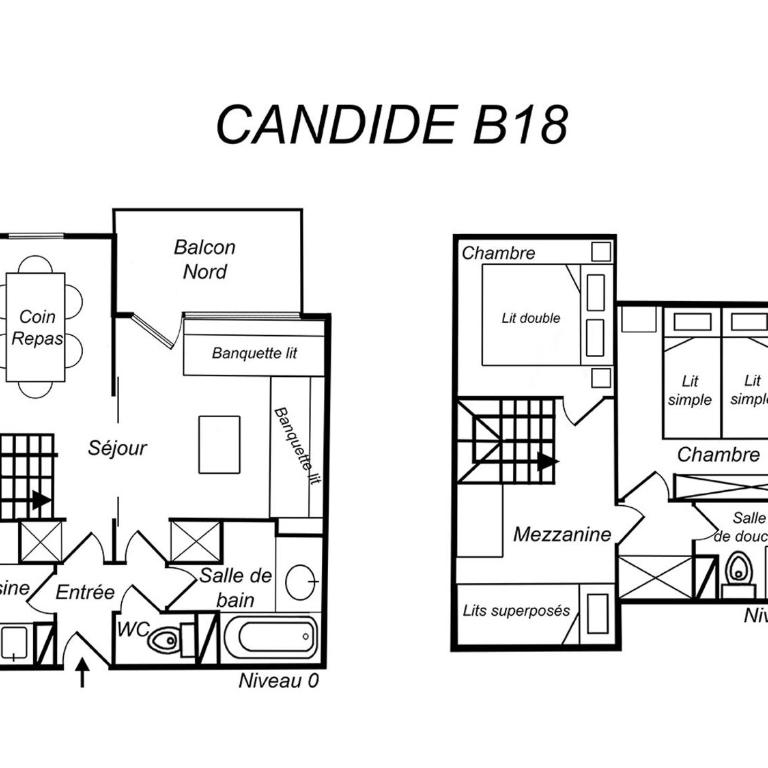 Duplex 3 Pièces Proche Pistes, Animaux Acceptés - FR-1-182-164 - Apartment (8 Adults) - 8