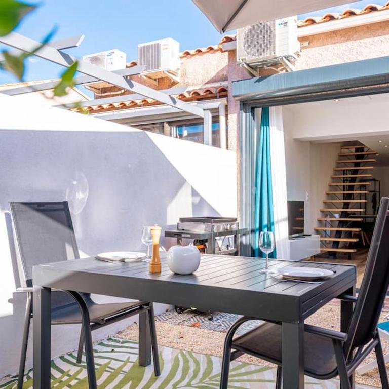 Le Mas de la mer appartement standing piscine climatisation - Sanary - Apartment mit 1 Schlafzimmer - 10