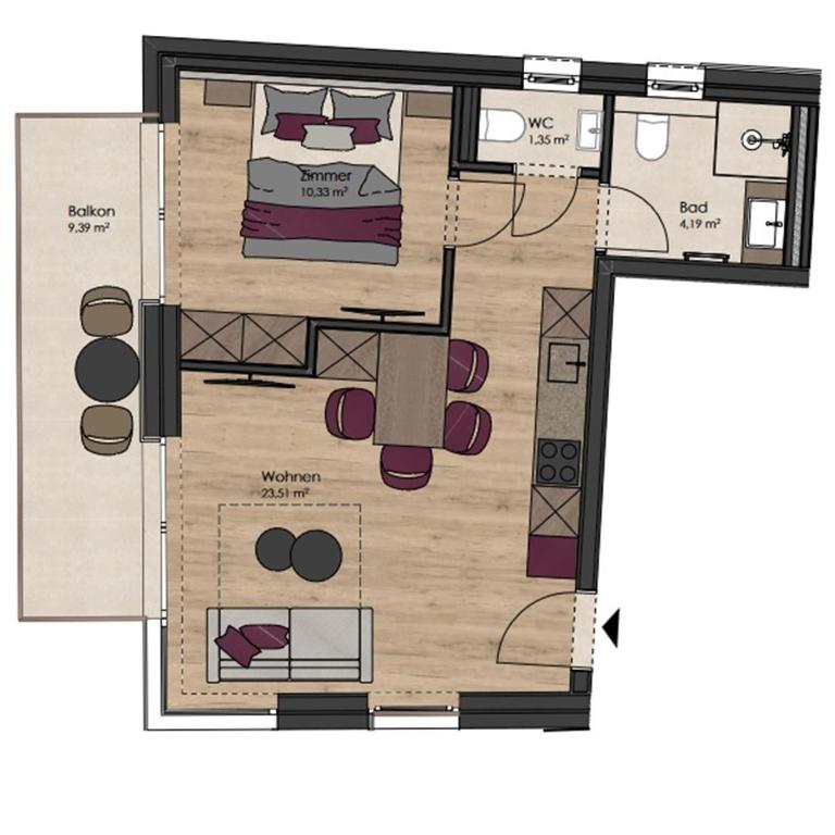 FP Appartements by we rent, SUMMERCARD INCLUDED - Apartment mit 1 Schlafzimmer - 27