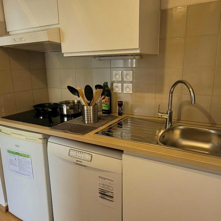 L'Esquiros, studio, centre Luchon, casier à skis, wifi, ascenseur, 3 personnes - Studio - 17