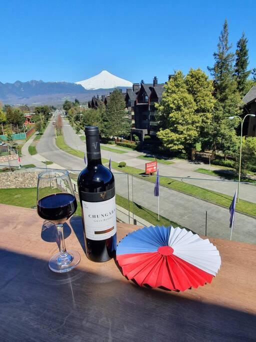 Departamento Nuevo, excelente ubicación, espectacular vista al Volcán. Pucón. - Apartamento de 3 dormitorios - 6