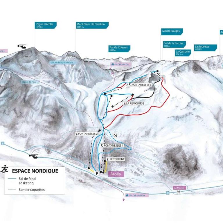 Le Panorama - Appartement 54 à Arolla face aux montagnes à 150m des pistes - Apartment mit 2 Schlafzimmern - 45