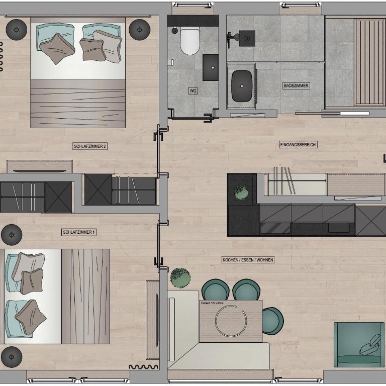 Apart Galeon - Apartment mit Sauna - 13