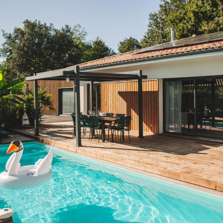 VILLA DREAM LANDES Piscine tempérée-Jacuzzi-5 suites parentales - Villa - 43