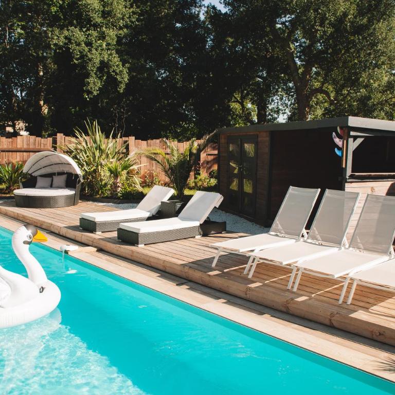 VILLA DREAM LANDES Piscine tempérée-Jacuzzi-5 suites parentales - Villa - 6