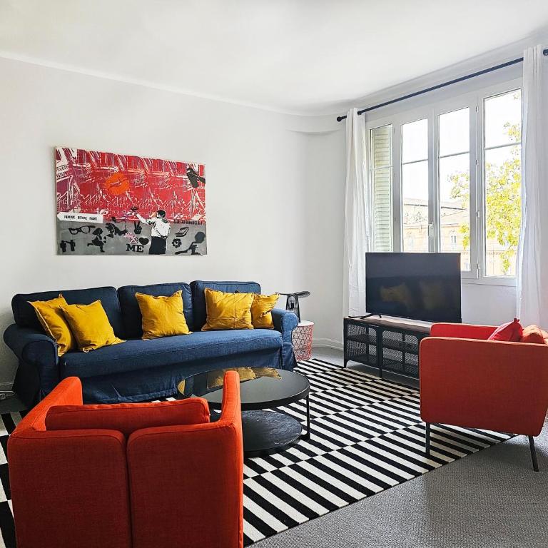 L'Idrac, Appartements Art Déco de standing Cœur de Toulouse - Two-Bedroom Apartment with Balcony - Valentina - 7