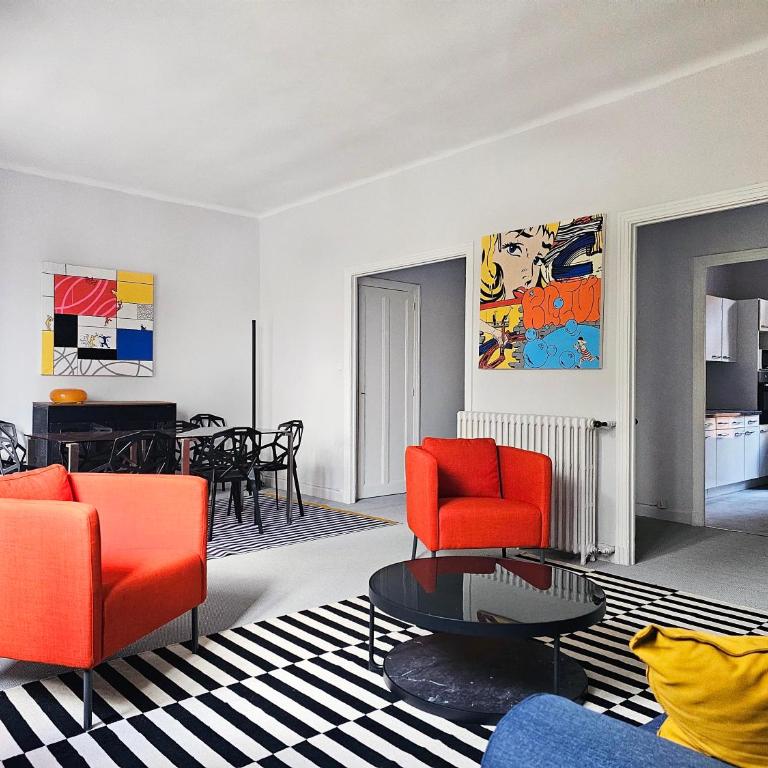 L'Idrac, Appartements Art Déco de standing Cœur de Toulouse - Two-Bedroom Apartment with Balcony - Valentina - 9