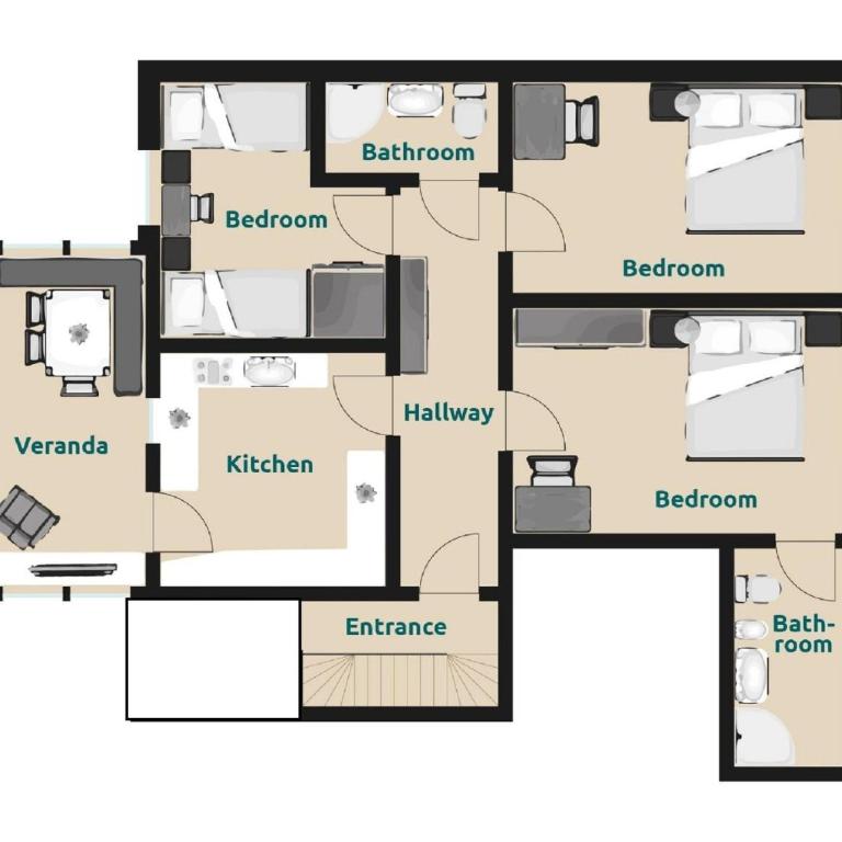 Apartments Villa Alpina - Appartamento con 3 Camere da Letto - 10
