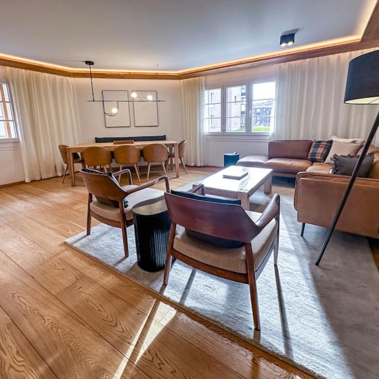 Chic Alpine Elegance: Designer Retreat in Samedan - Apartment mit 3 Schlafzimmern - 8