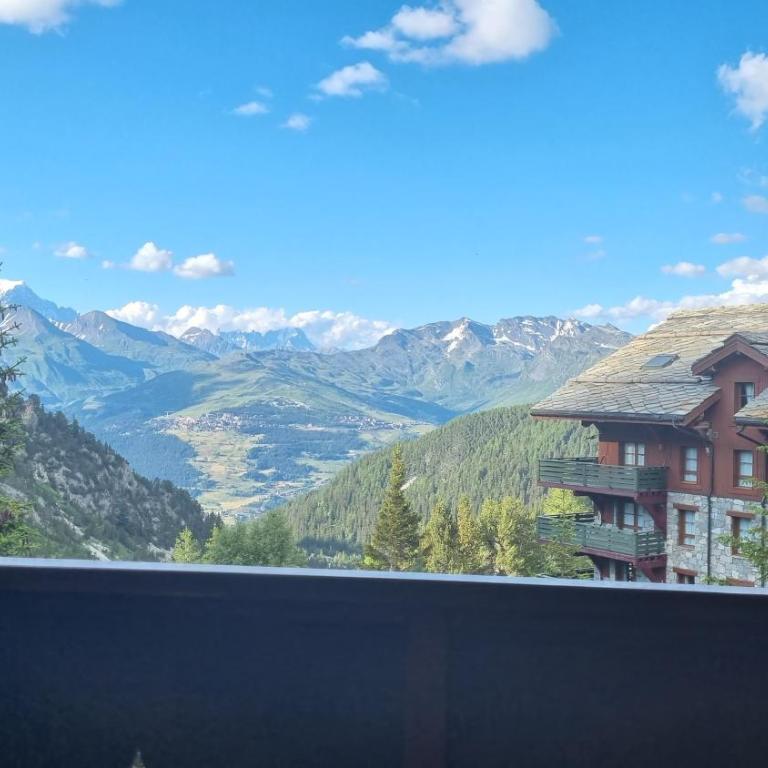 Arcs 1950 Appartement Luxe type chalet 5 à 7 personnes Vue imprenable sur le Montblanc skis aux pieds - Apartment mit Blick auf die Berge - 38