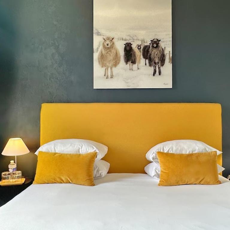 Hôtel Coeur De Loire - Chambre Lit Queen-Size - Vue sur Jardin - 8