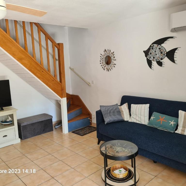 Villa tout confort dans résidence privée avec piscine à 500m de la plage - Climatisation, WIFI, parking - Maison 2 Chambres - 11