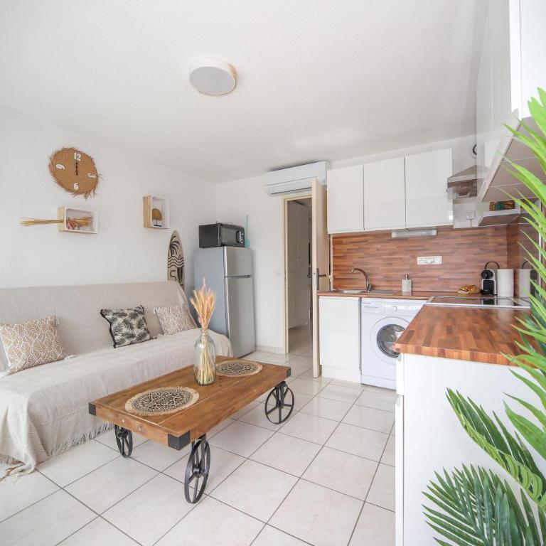 T2 Label Plage Piscine Proche Mer Parking Palavas - Appartement 1 Chambre - 1