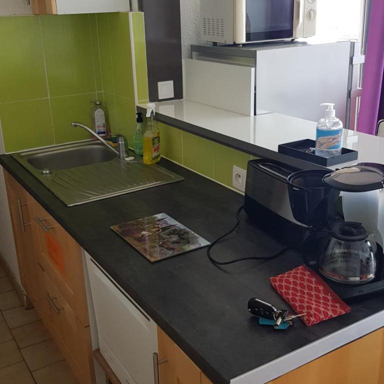Superbe vue mer T3 70 m2 standing Cap d'Agde 6 pers 2 chambres - Appartement 2 Chambres - 14