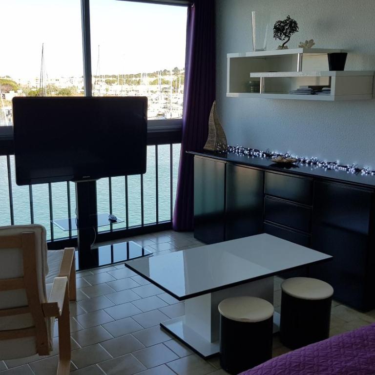 Superbe vue mer T3 70 m2 standing Cap d'Agde 6 pers 2 chambres - Appartement 2 Chambres - 8