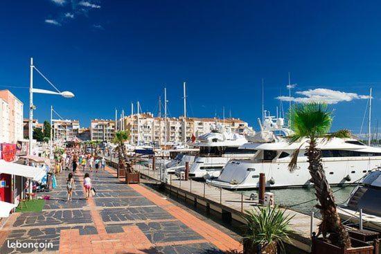 Superbe vue mer T3 70 m2 standing Cap d'Agde 6 pers 2 chambres - Appartement 2 Chambres - 2