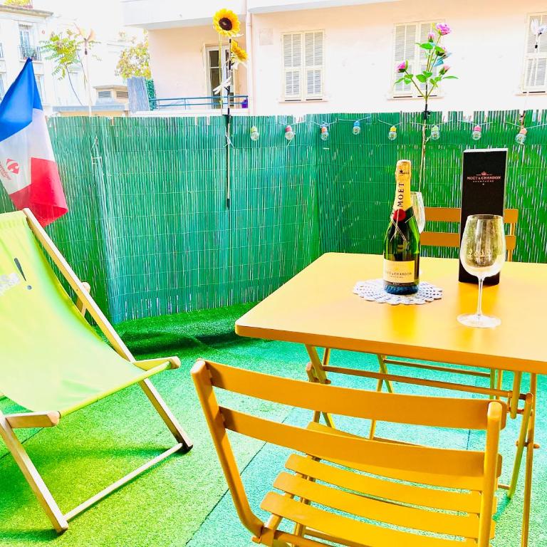studio city center beach side free paddle beautiful terrace - Appartement 1 Chambre - 32