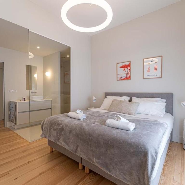 Très bel appartement en rez de jardin, Pereire, 100 m de la plage - Apartment - 7