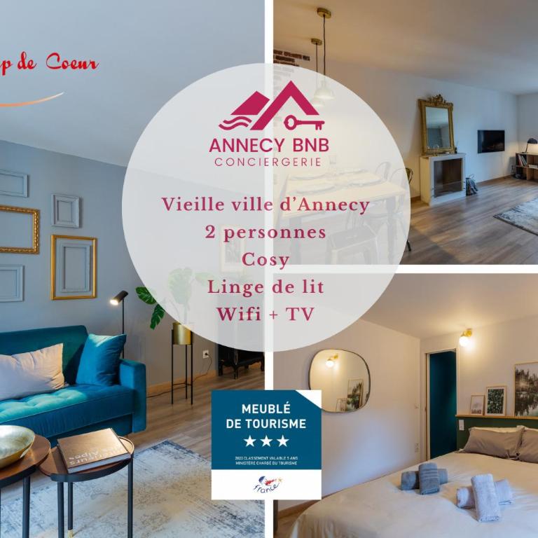 Les Cordeliers: 2 pers, cosy & cœur vieille ville - Apartment mit 1 Schlafzimmer - 14