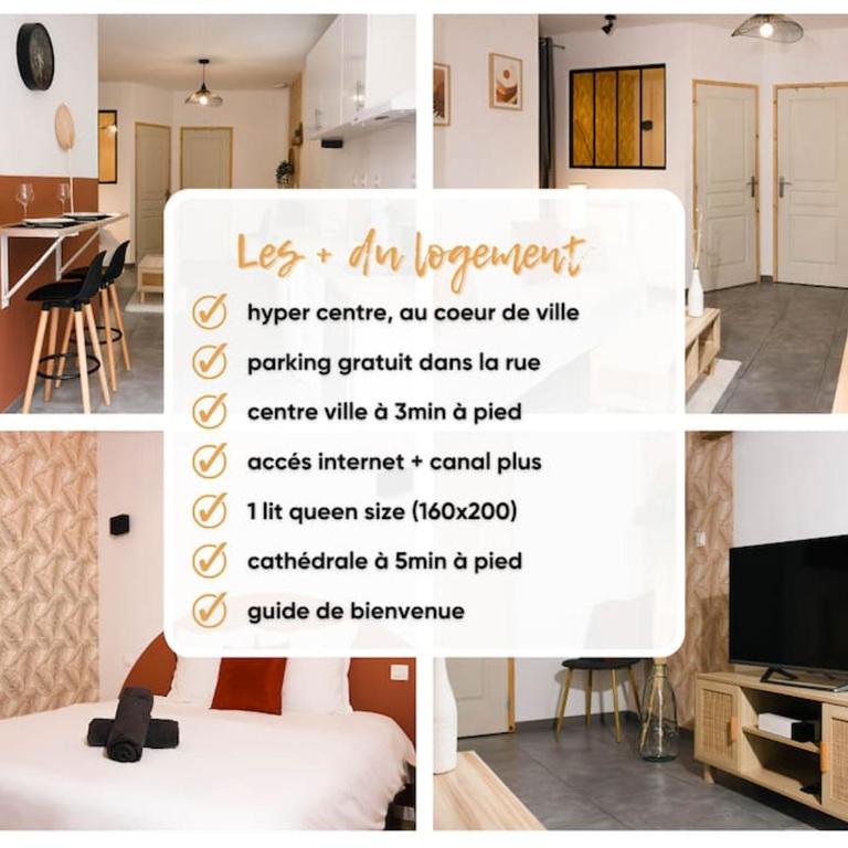 T2 Idéalement Situé * Hyper Centre/Canal Plus * - Appartement 1 Chambre - 2