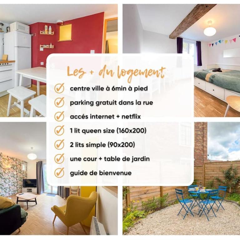 L'amiénoise-6min à pied du centre - Appartement 2 Chambres - 6