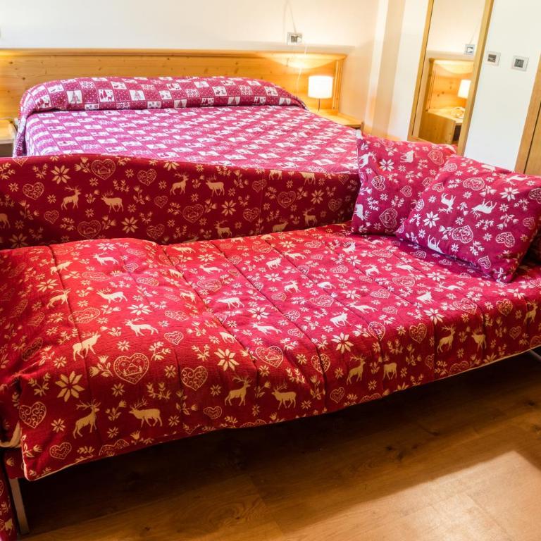 Albergo Punta Zerbion - Familienzimmer mit Balkon (2 Erwachsene + 2 Kinder) - 1