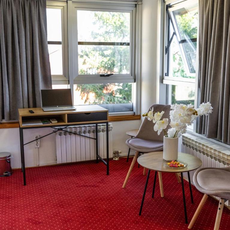 Olimpus Apartmani BD Banjaluka - Deluks Dvokrevetna Soba s Bračnim Krevetom (2 odrasle osobe + 1 dete) - 9
