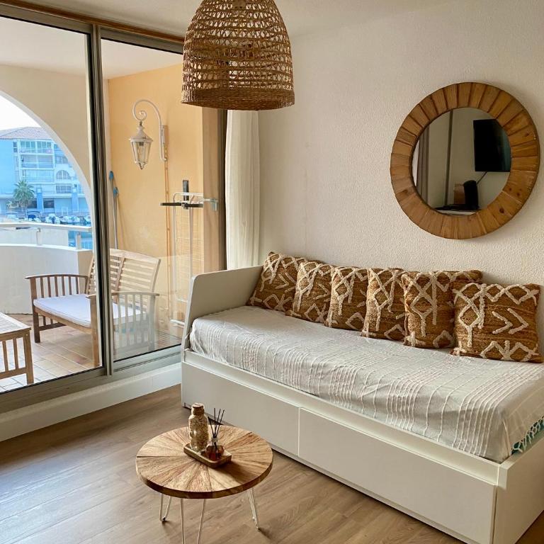 Studio cabine climatisé de 20m2 avec place de parking privée - Studio avec Terrasse - 7