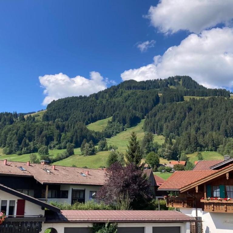 Apartment Klein & Fein mit Hallenbad und Sauna in Bolsterlang - Apartment mit Blick auf die Berge - 19