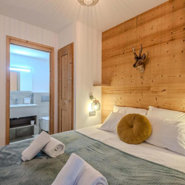 Appartement 3* neuf, 100m des pistes à Morzine, WiFi inclus - FR-1-754-58 - Apartamento - 9