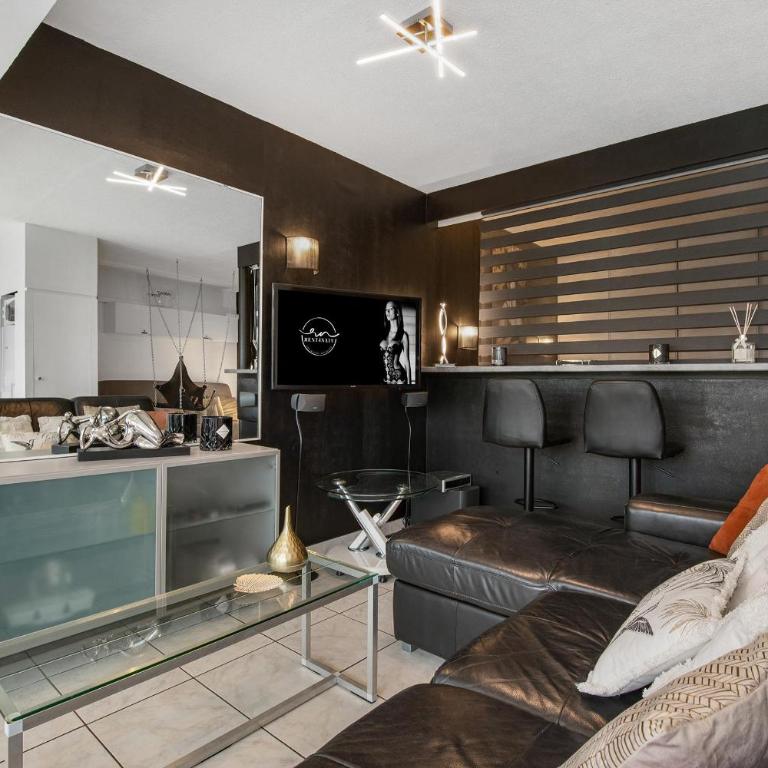 Villa Beach Club Luxe - proche plage - parking - climatisation - Village Naturiste - Apartment mit 1 Schlafzimmer - 9