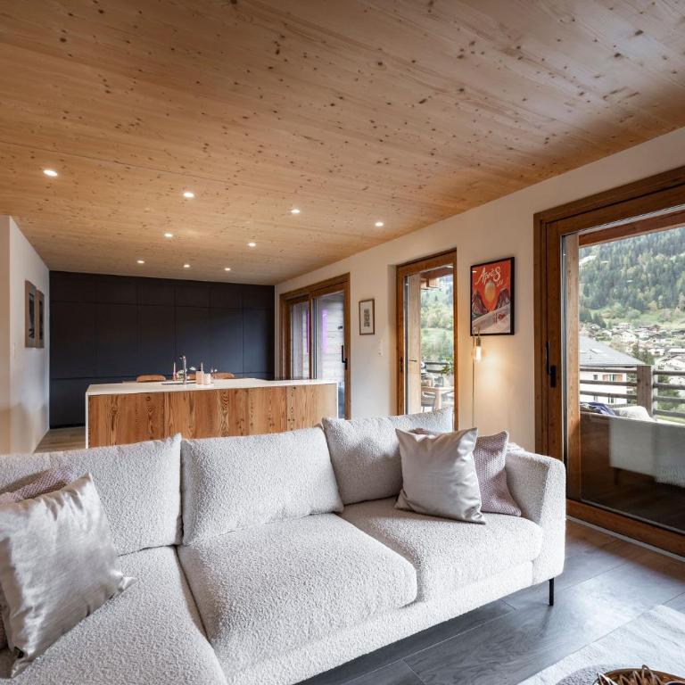 La Ruinette - Modern 2 bed, close to the lift - Apartment mit Blick auf die Berge - 15