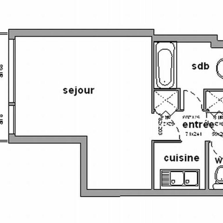 Studio spacieux 2 places proche pistes avec balcon - FR-1-340-18 - Studio - 2