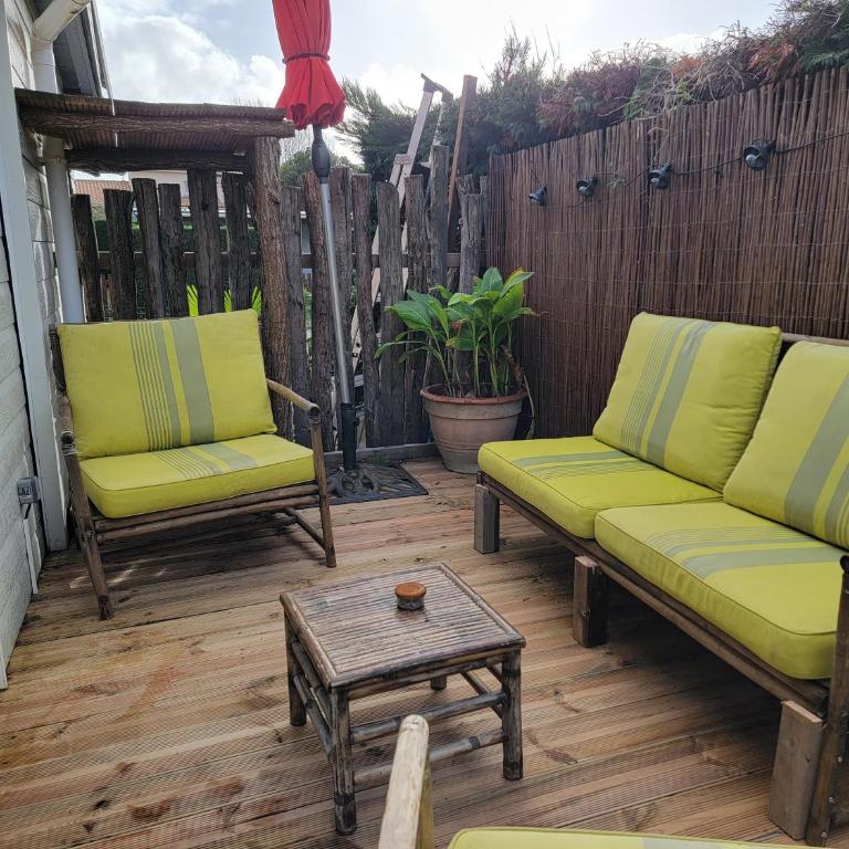 Maison 47m2 climatisé, piscine,linge fourni - Chalet 2 Chambres - 7