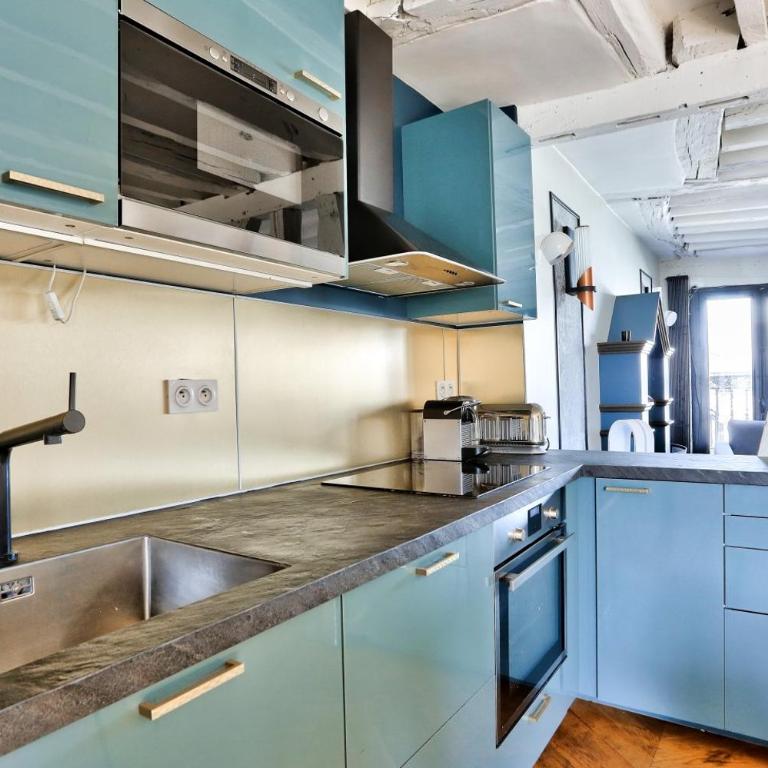 Le Marais Superb Apartment Terrace Paris Free Netflix - Apartamento con balcón - 19