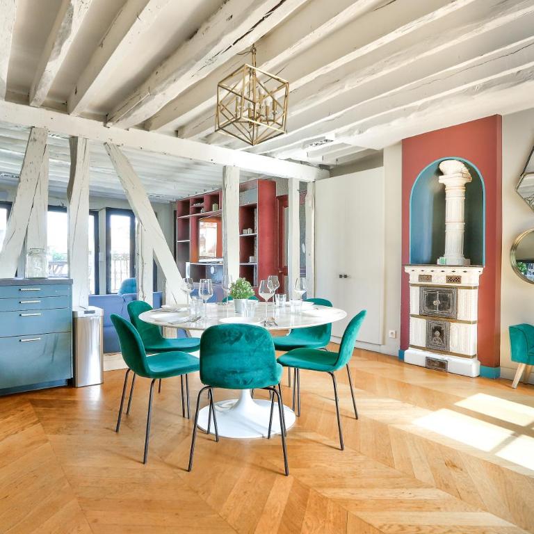 Le Marais Superb Apartment Terrace Paris Free Netflix - Apartamento con balcón - 11