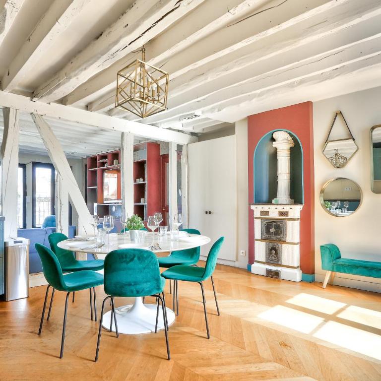 Le Marais Superb Apartment Terrace Paris Free Netflix - Apartamento con balcón - 15