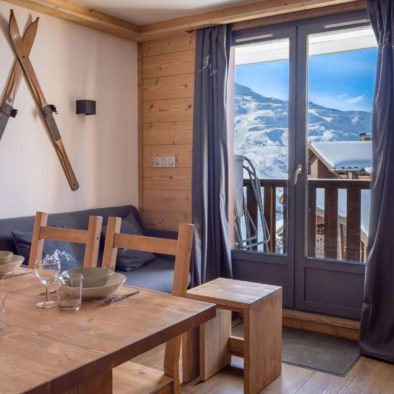 Appartement moderne à Val Thorens - 4 pers - 1 chambre, 1 cabine, skis aux pieds, balcon - FR-1-637-30 - Apartment (4 Adults) - 9