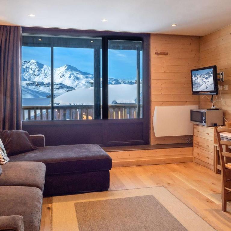Val Thorens - Bel Appartement 4 pers, Balcon Sud, TV, Bluetooth, Cuisine Équipée, Local à Skis - FR-1-637-32 - Appartamento (4 Adulti) - 9