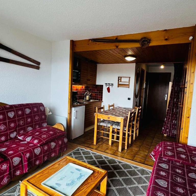 Studio cabine confortable aux Saisies - 5 pers, balcon sud - Studio - 1