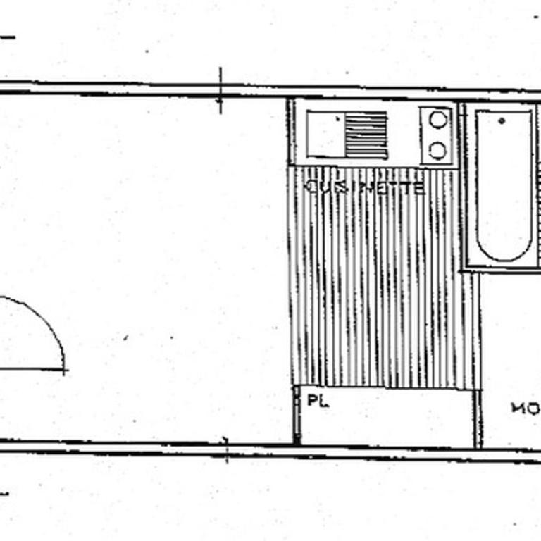 Studio cabine confortable aux Saisies - 5 pers, balcon sud - Studio - 4