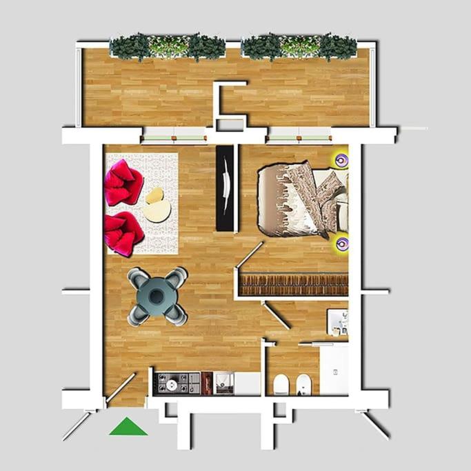 Appartamento Le Vigne di Roma - Appartement 1 Chambre - 30